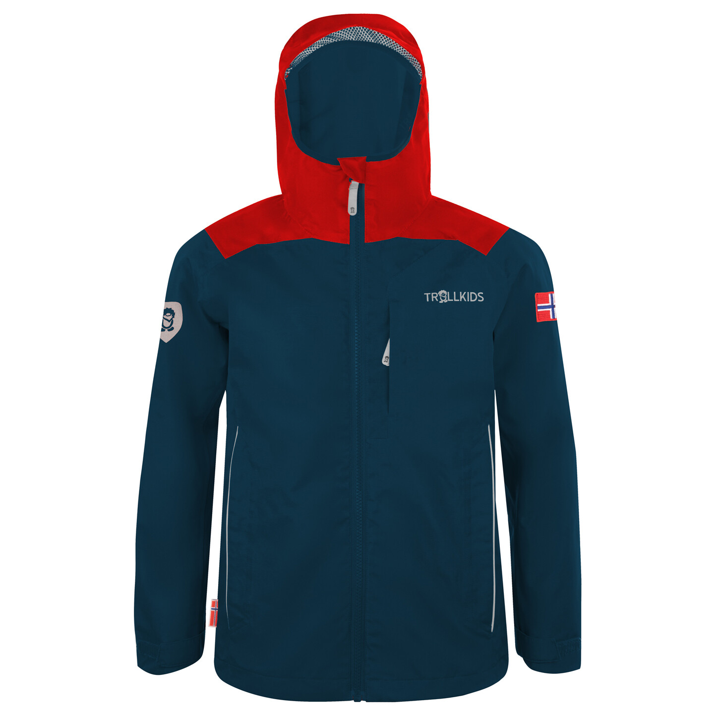

Дождевик Trollkids Kids Bergen, цвет Bright Red/Mystic Blue