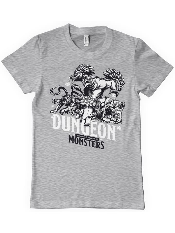 

Футболка D&D Dungeon Monsters T-Shirt серого цвета Dungeons And Dragons, Серый, Футболка D&D Dungeon Monsters T-Shirt серого цвета Dungeons And Dragons