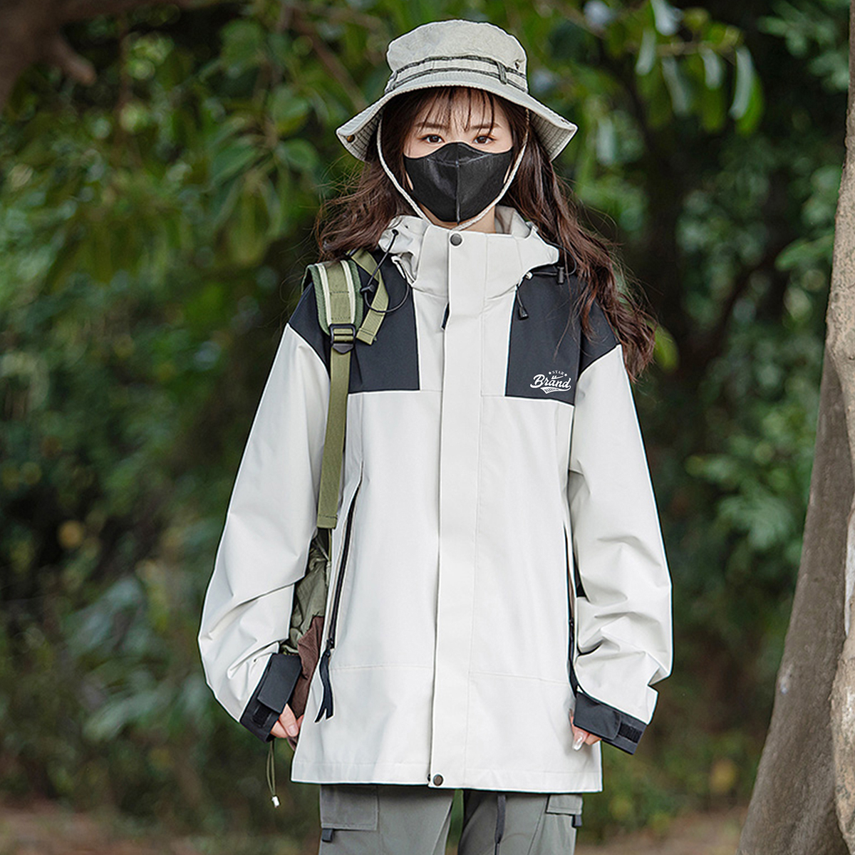 

Куртка женская с капюшоном Moderate WARRIOR, cedar зеленый (3-in-1 polar fleece liner)