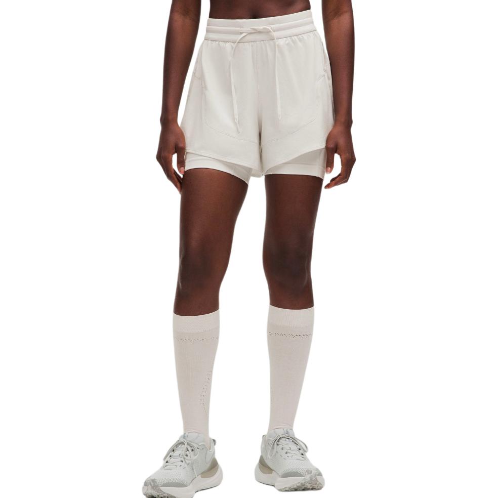 

Шорты SLNSH Swift Casual 6' женские Lululemon, светло-steam серый/shallow steam ash