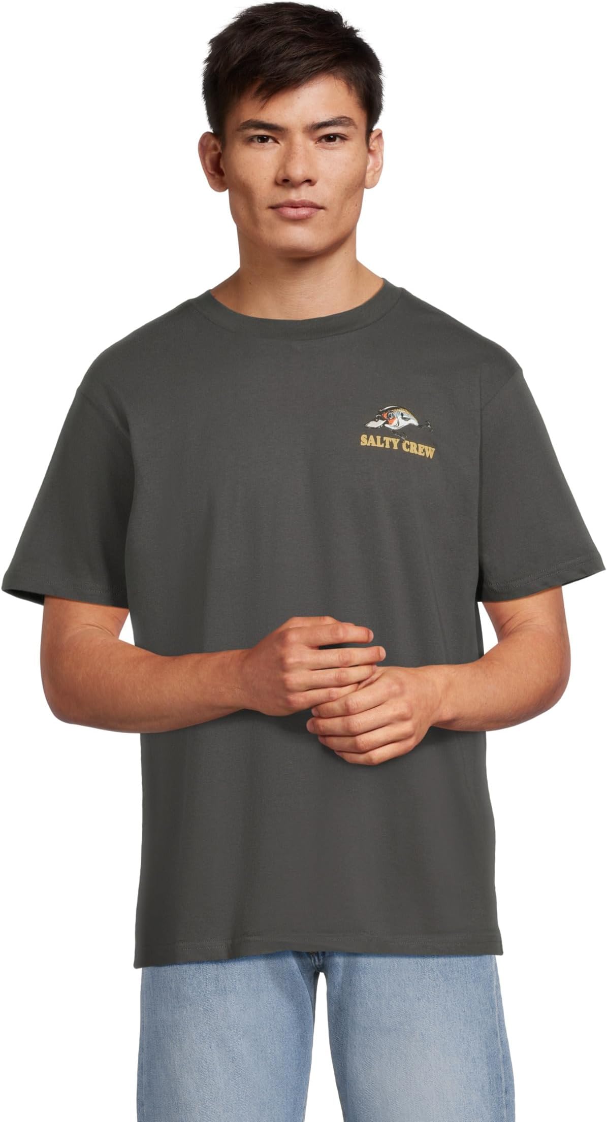 

Мужская классическая футболка Cast Life с коротким рукавом Salty Crew, Charcoal