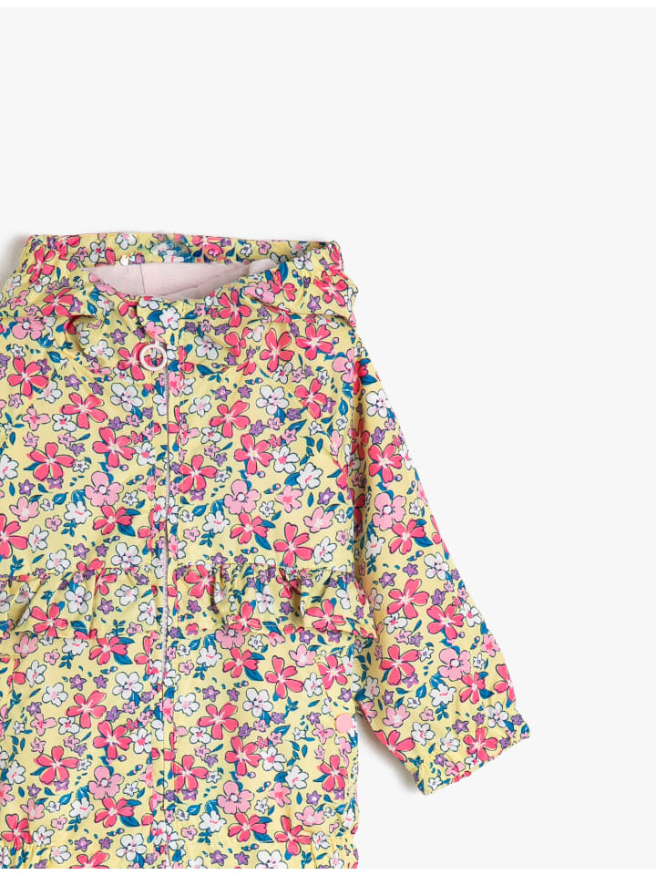 

KOTON Желтая куртка с узором