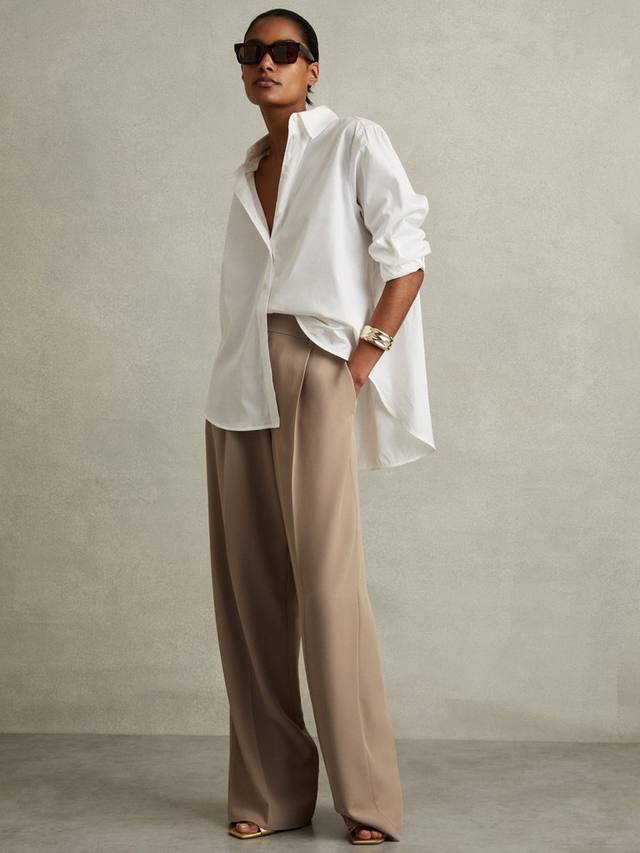 

Эдемские широкие брюки Reiss, цвет Mink