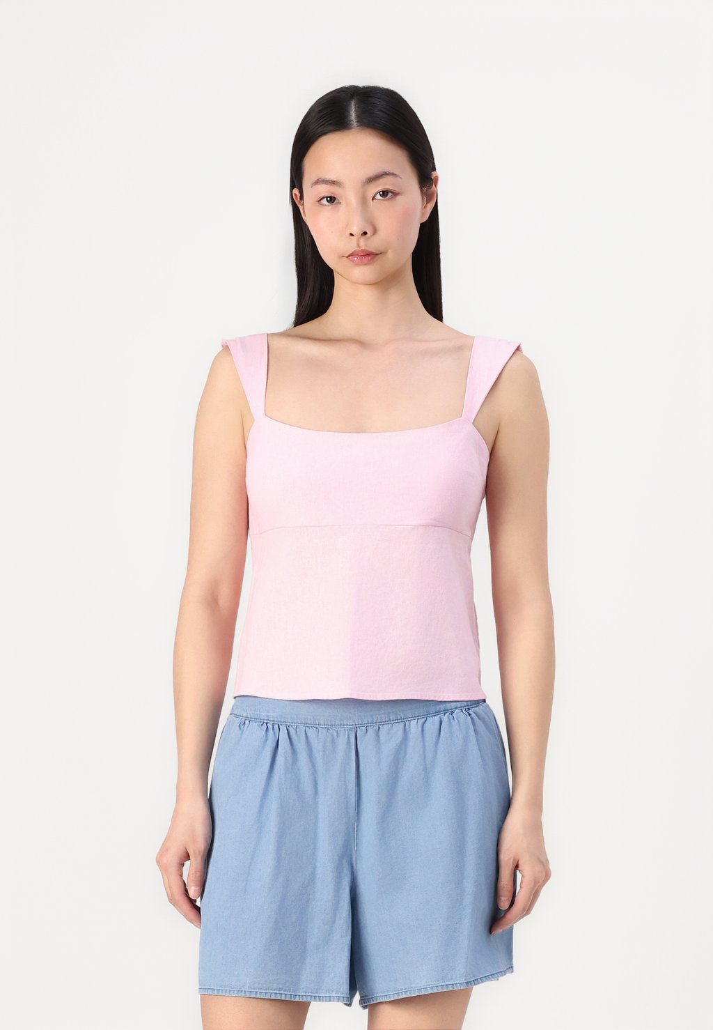 

Топ OPEN BACK Hollister Co., Light Pink