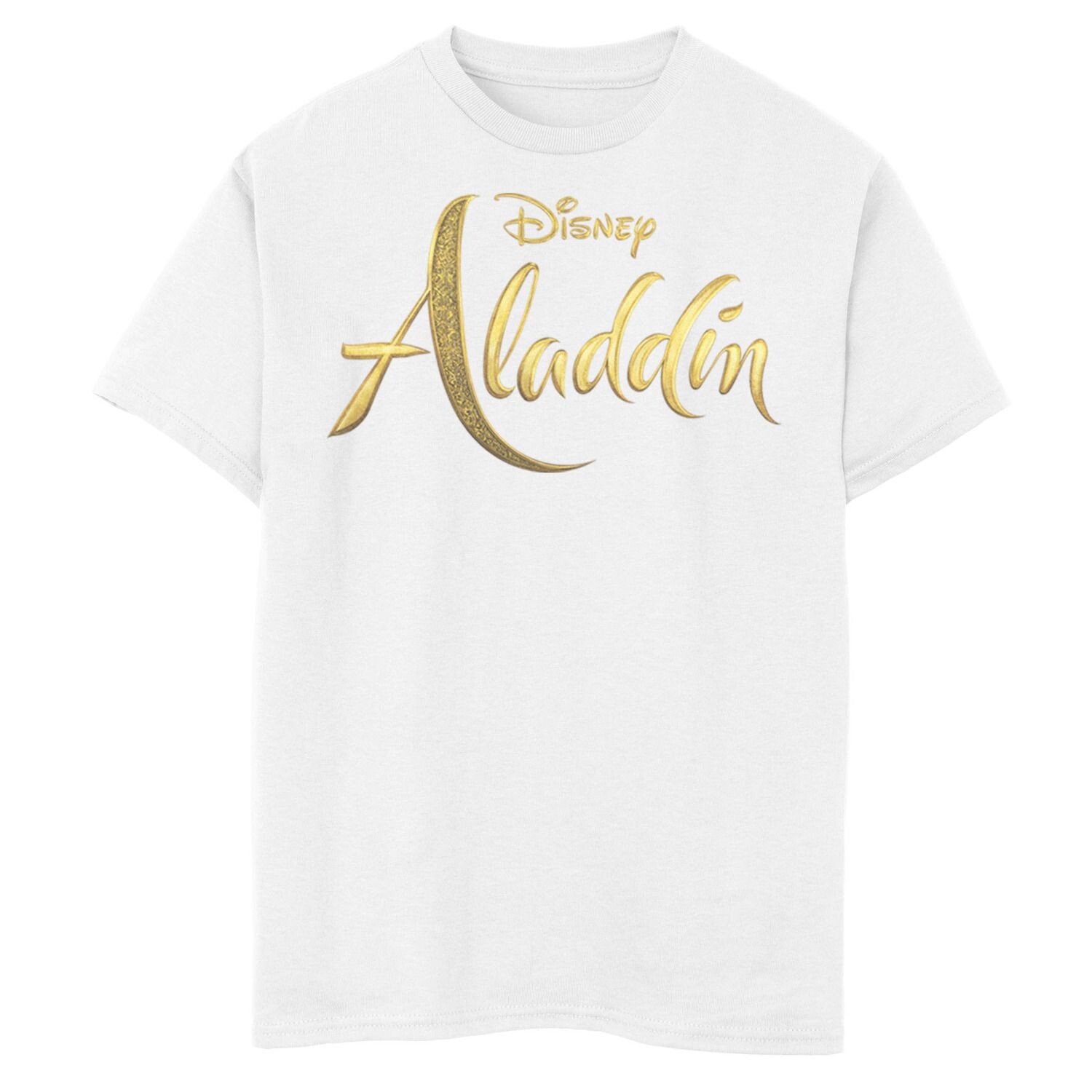 

Футболка с логотипом Disney's Aladdin для мальчиков 8–20 лет Disney, белый