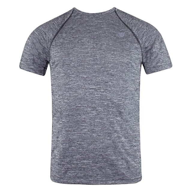 

Серая мужская футболка с короткими рукавами и круглым вырезом New Balance mt81095 HC New Balance, серый