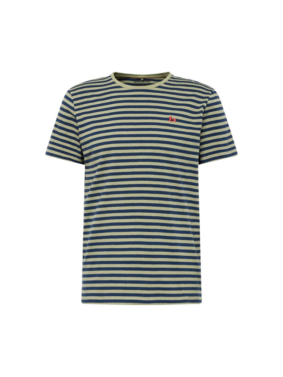 

Классическая футболка BLEND Shirt Dinton, цвет navy/green