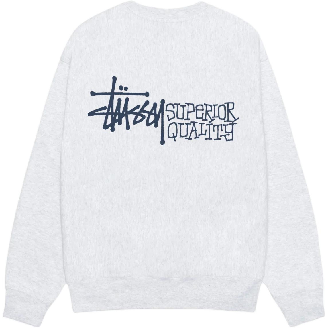 

Толстовка Superior Quality Crew Stussy, серый