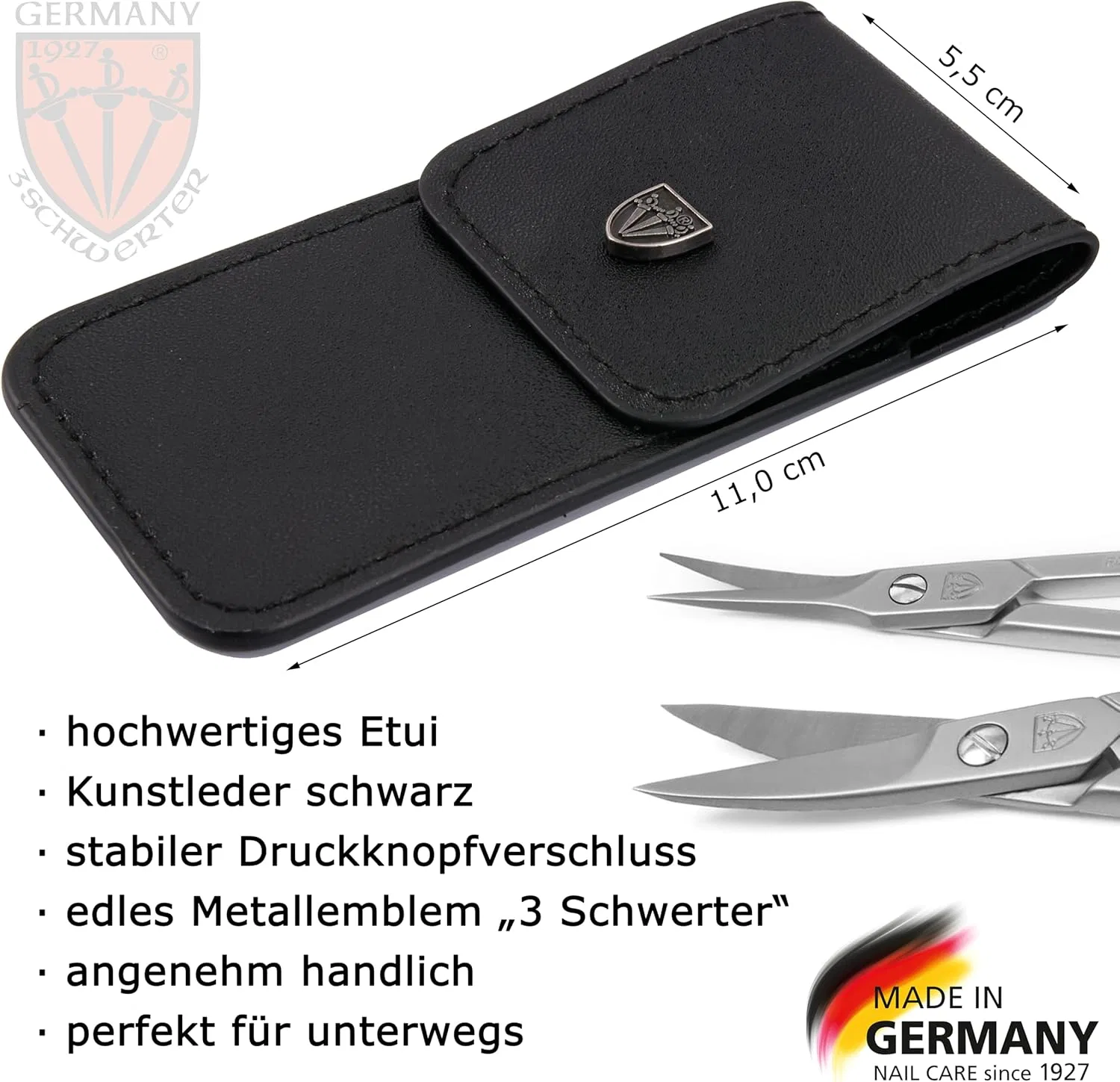 Набор из двух ножниц для маникюра и педикюра от Drei Schwerter Drei Schwerter, Nail And Cuticle Scissors (2 Pieces) — фото 3