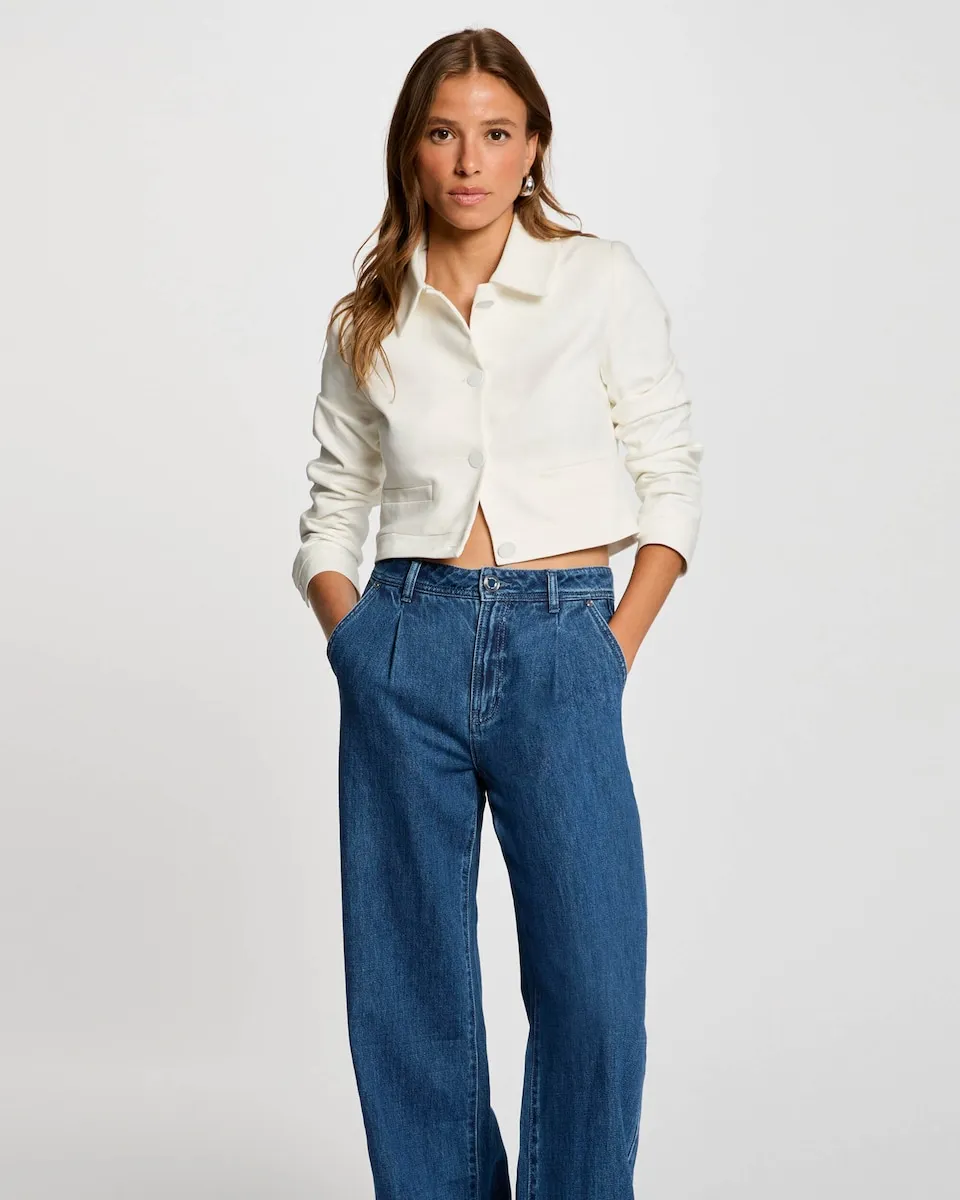 

Женская куртка с длинными рукавами Morgan, белый