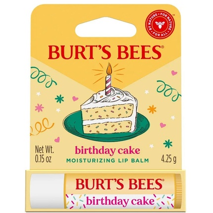 

Бальзам для губ Birthday Cake Blister - восхитительный бальзам для губ со вкусом праздничного торта Burt's Bees