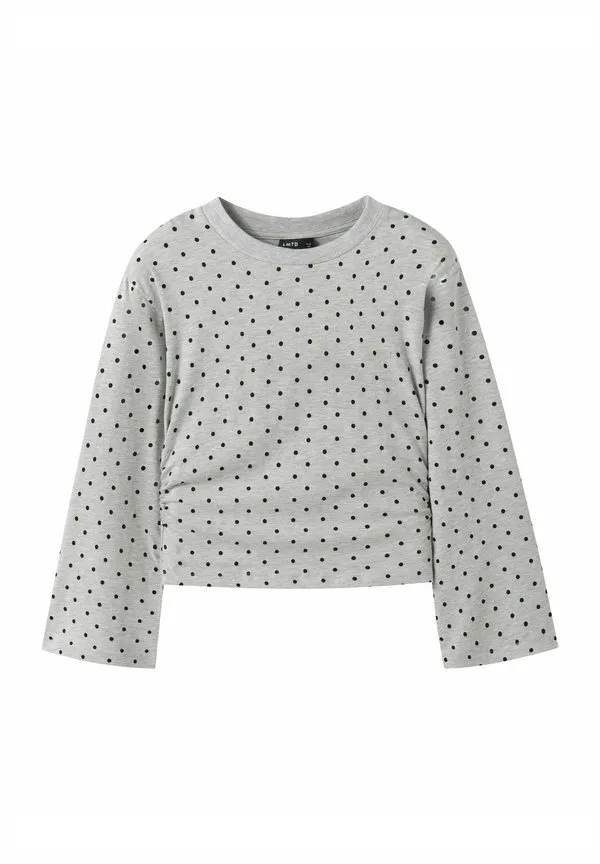 Облегающая футболка с длинными рукавами Lmtd, Light Grey Melange