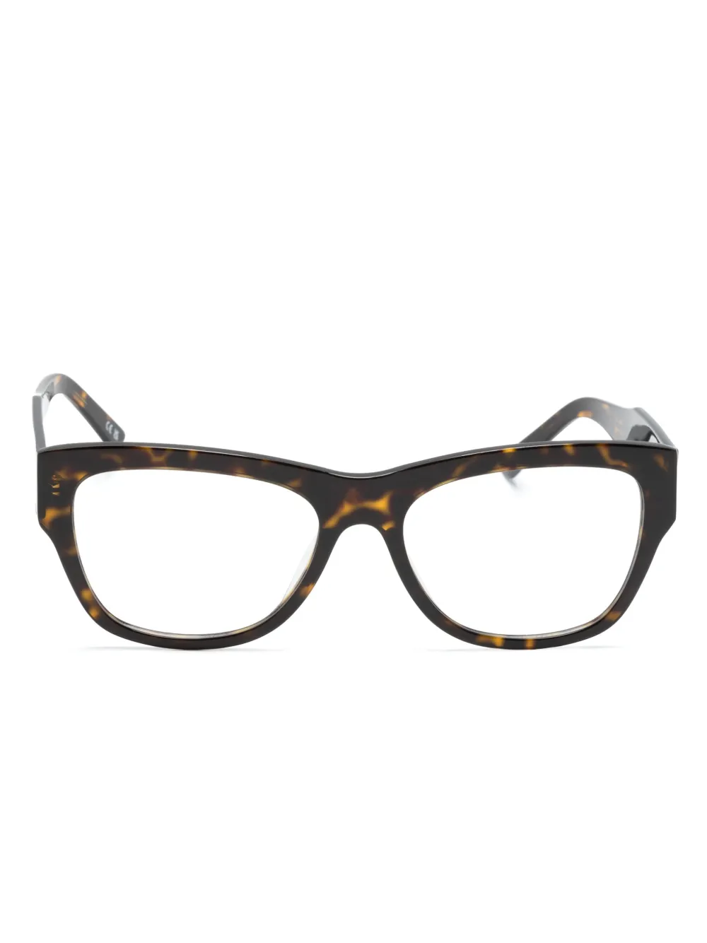 

Очки в квадратной оправе с тисненым логотипом Balenciaga Eyewear, коричневый
