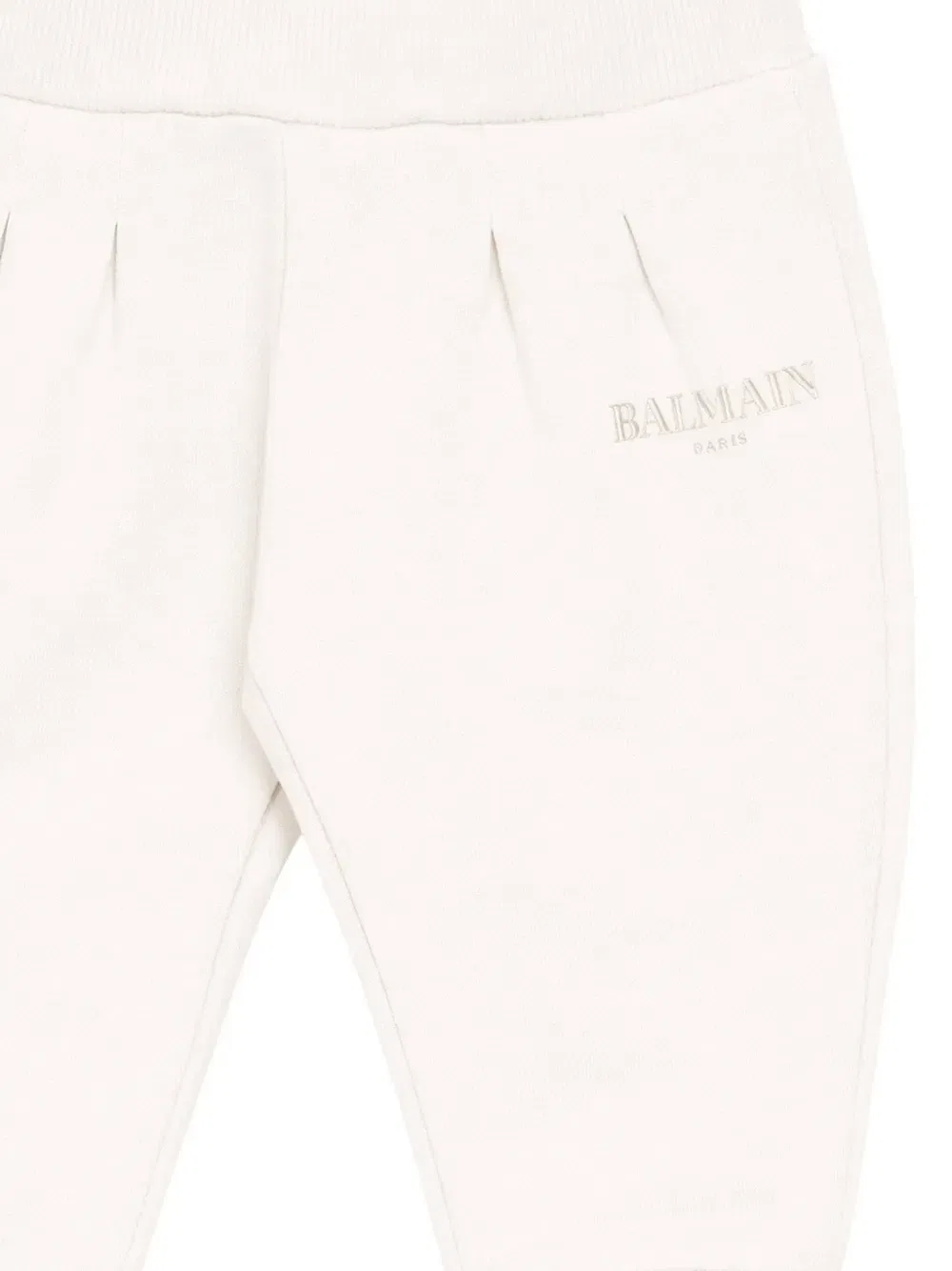 Спортивные брюки с задними карманами Balmain Kids, бежевый — фото 3