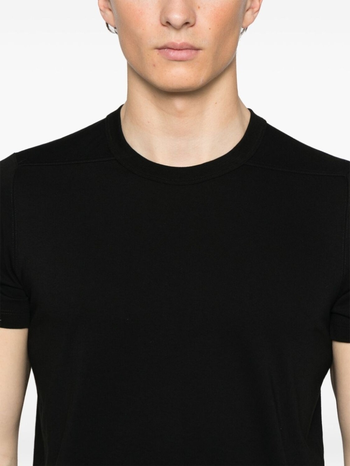 Rick Owens футболка Short Level, черный — фото 4