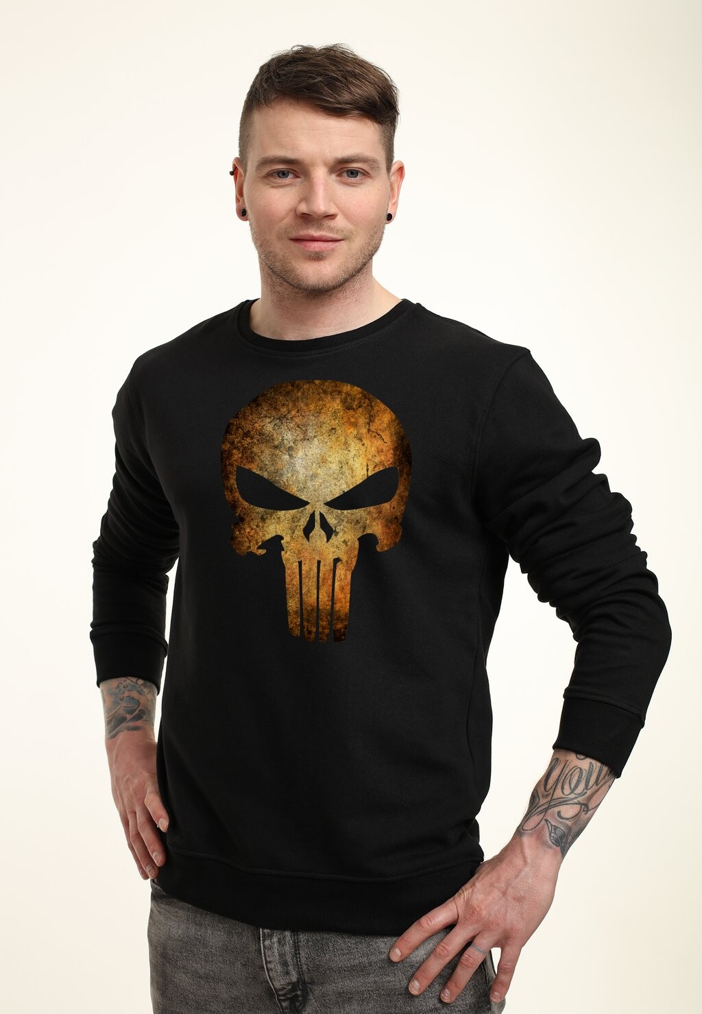 

Толстовка MARVEL OTHER PUNISHER REAL SKULL Marvel, черный