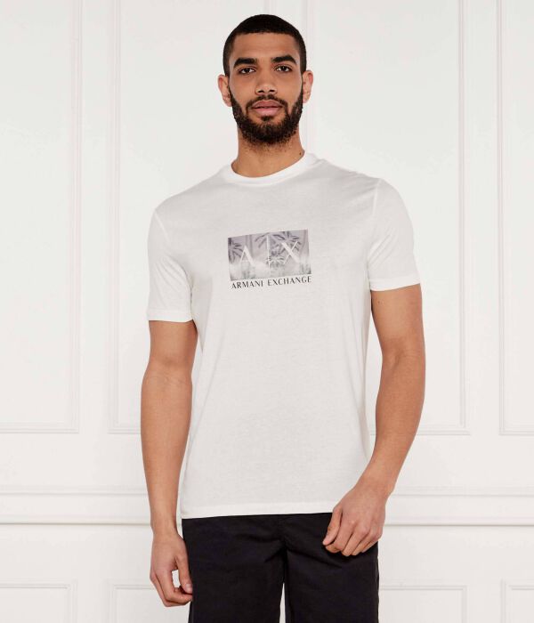 

Футболки Regular fit Armani Exchange, экрю