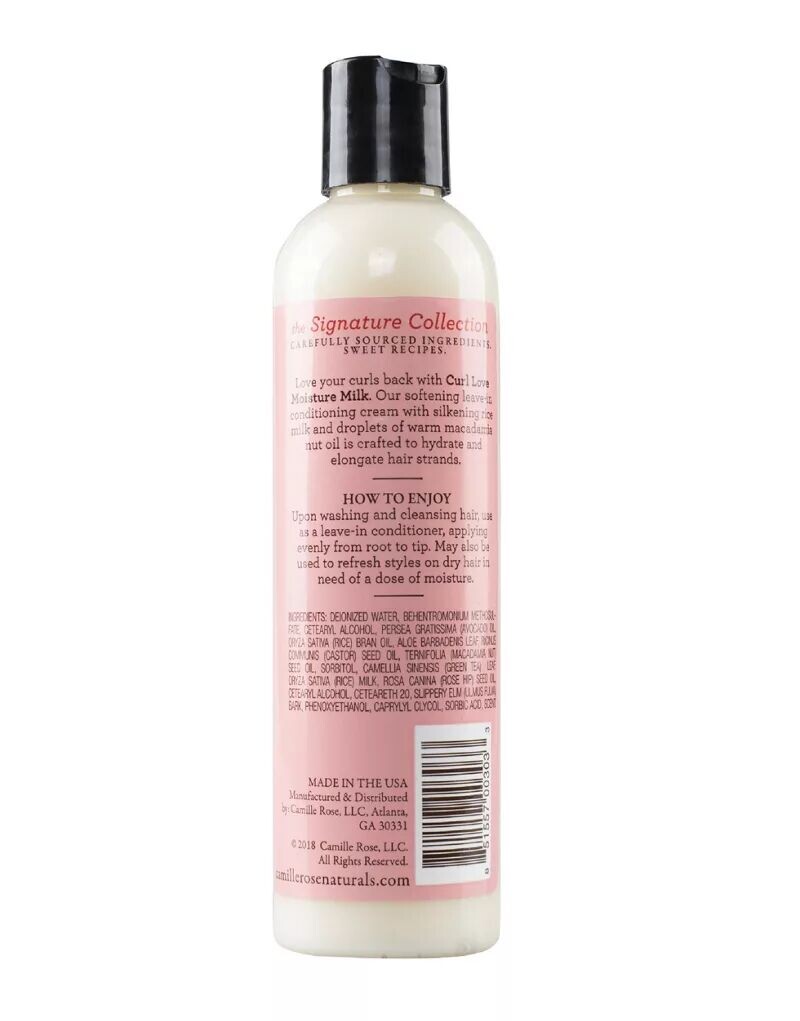 Camille Rose – Curl Love Moisture Milk – Увлажняющее молочко для волос, 240 мл — фото 2