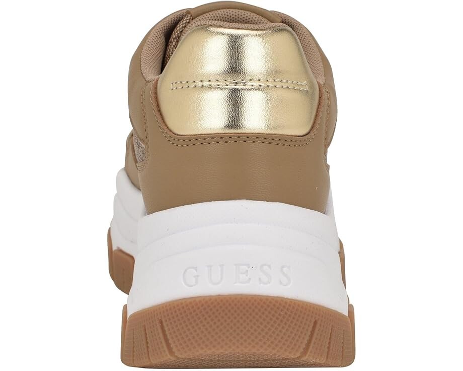 Кроссовки GUESS Berrett, цвет Light Natural Logo — фото 4