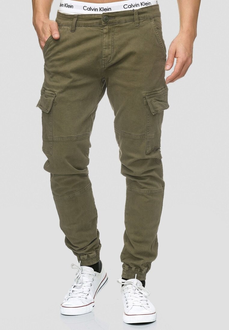 

Брюки-карго AUGUST INDICODE JEANS, цвет army