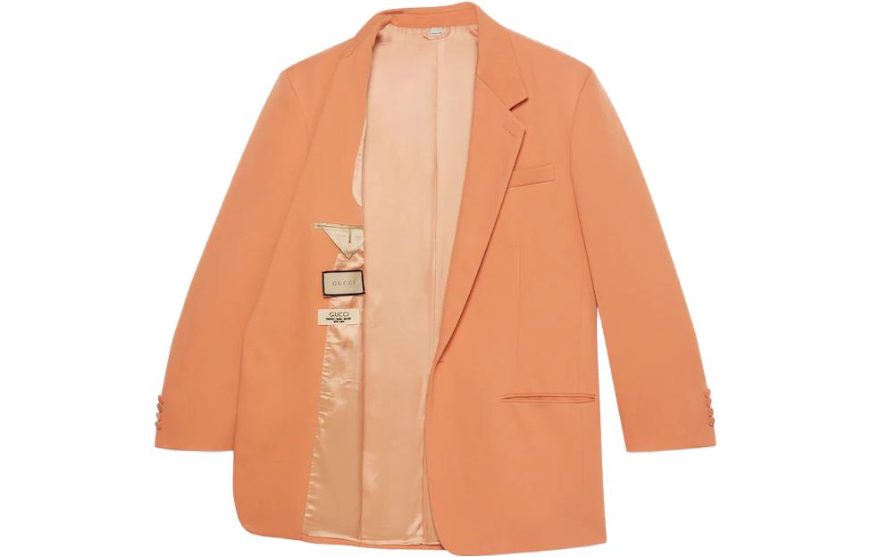 GUCCI Мужской деловой костюм оранжево-розовый, Orange Pink — фото 4