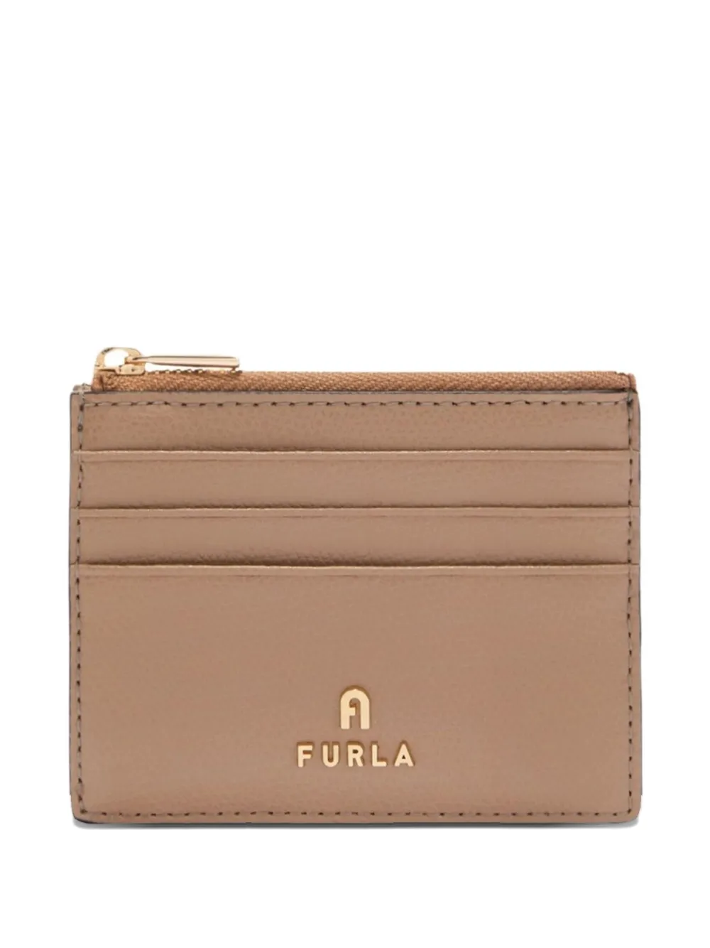 

Картхолдер на молнии Furla, коричневый