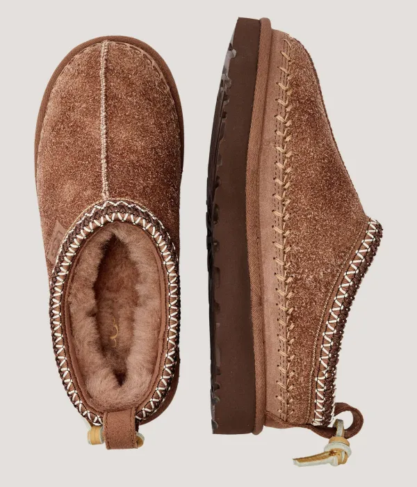 Кожаные сандалии-мюли с тасмановским принтом Ugg, бежевый — фото 4
