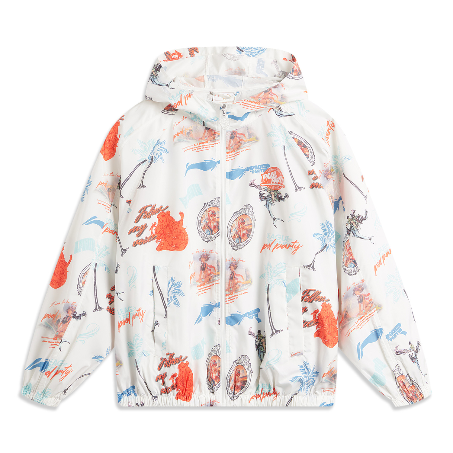 

Куртка тренч спортивная LiNing Sports Life Collection цвета слоновой кости с принтом по всей поверхности, Бежевый, Куртка тренч спортивная LiNing Sports Life Collection цвета слоновой кости с принтом по всей поверхности