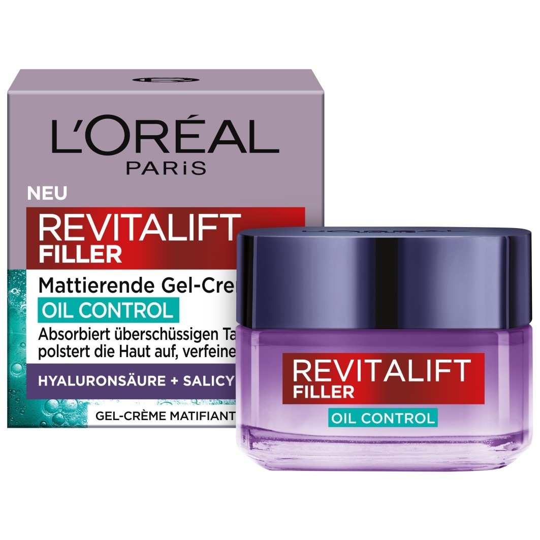 

Крем для лица revitalift filler oil control Loreal Paris, объем 50 мл