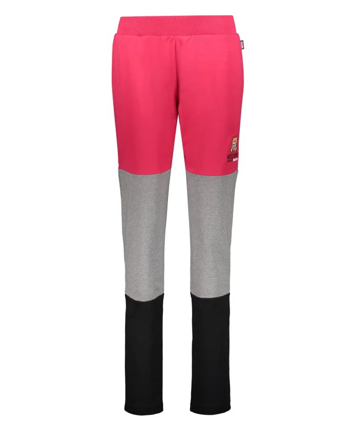 

Спортивные штаны с вышитым логотипом Moschino, мультиколор