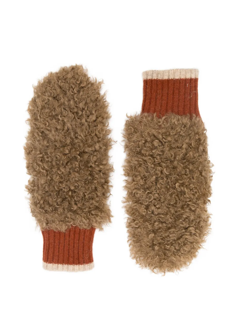 

Варежки Мадины Bellerose, коричневый