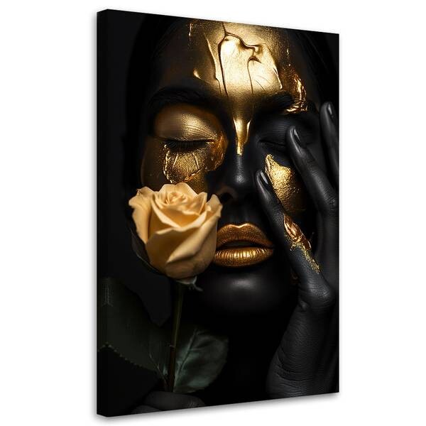 

Картина арт-принт KUNSTLOFT Golden Elegance 5, черный