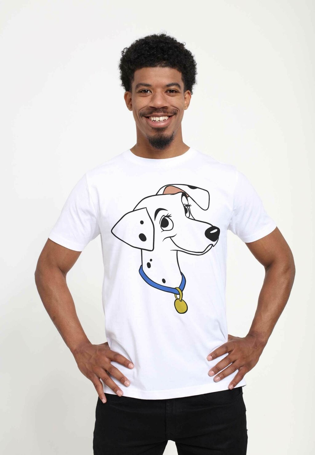 

Футболка с принтом 101 DALMATIANS PERDITA BIG FACE UNISEX Disney, белый