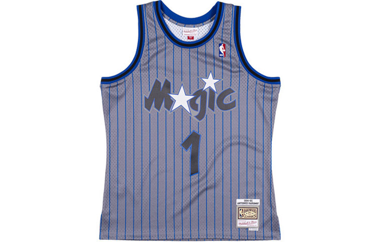 

Мужская баскетбольная майка Mitchell & Ness синяя Mitchell Ness
