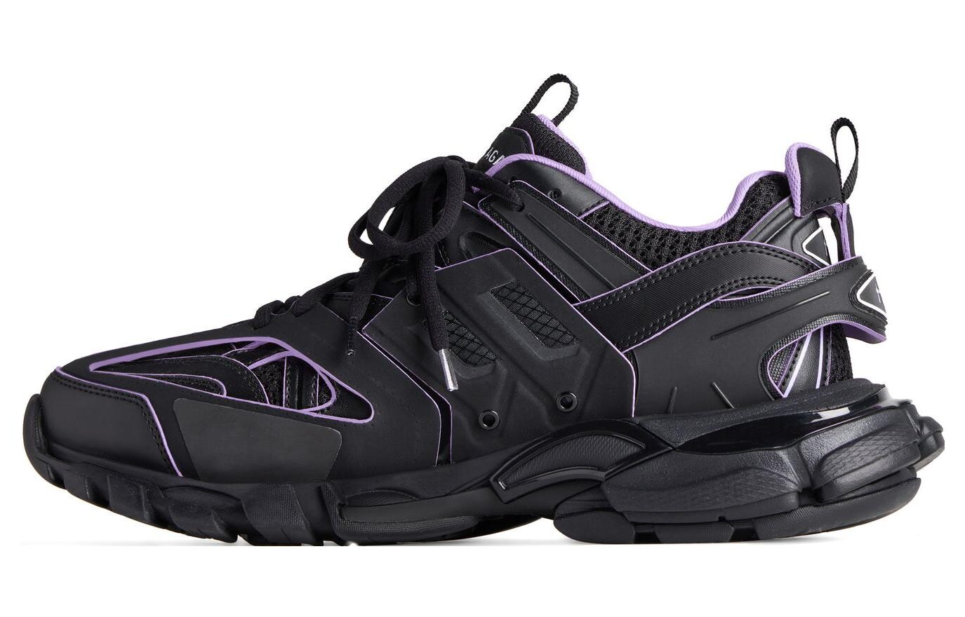 Кроссовки Balenciaga Lifestyle Shoes Women's Low-top Black/purple, черный