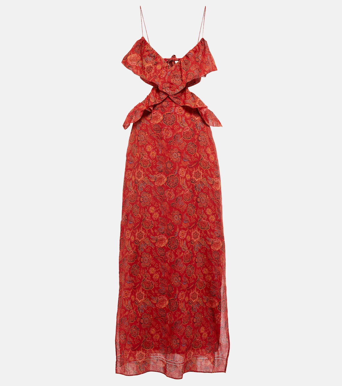 

Платье макси Allegra из рами с цветочным принтом SIR, Idalia Floral Prnt