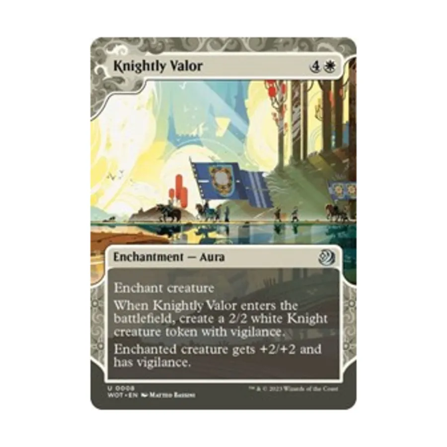 

CCG Рыцарская доблесть (U), MTG - Wilds of Eldraine: Enchanting Tales