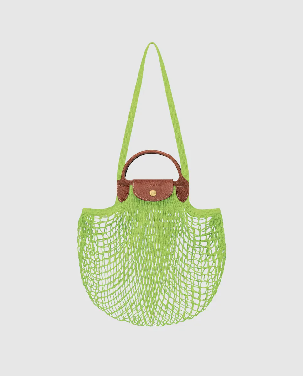 

Многопозиционная сумка на плечо Le Pliage Filet из хлопка Longchamp, зеленый