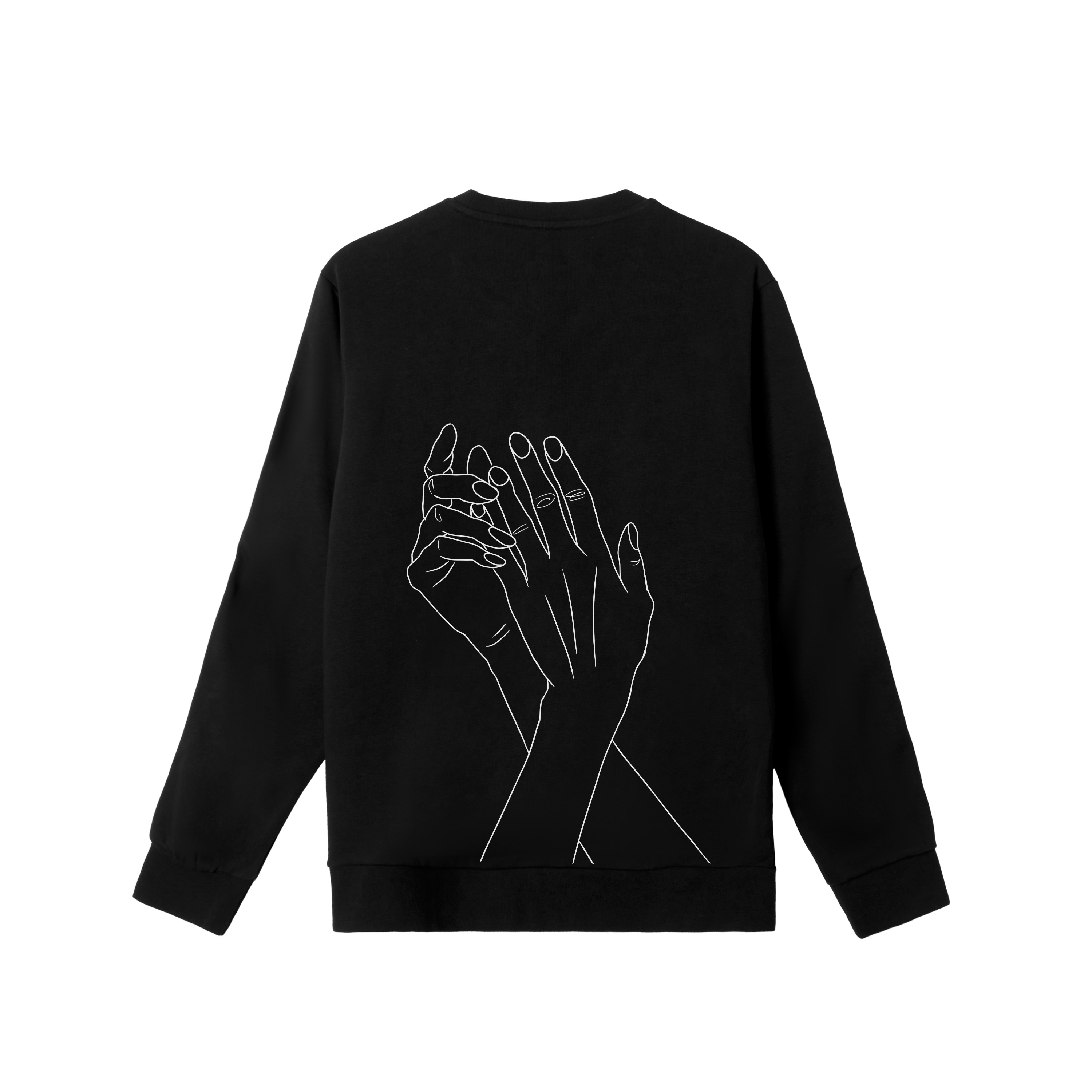 

Adidas Свитшот мужской черный с круглым вырезом, умеренно свободный, обычный крой