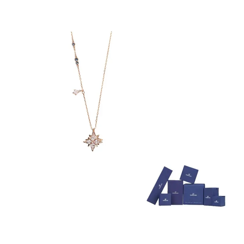 

Swarovski Искусственный хрустальный кулон с розовым золотым покрытием