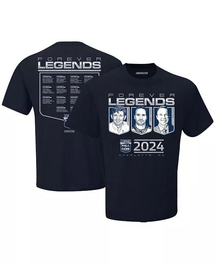 

Футболка мужская Navy NASCAR Hall of Fame Class 2024 Checkered Flag Sports
