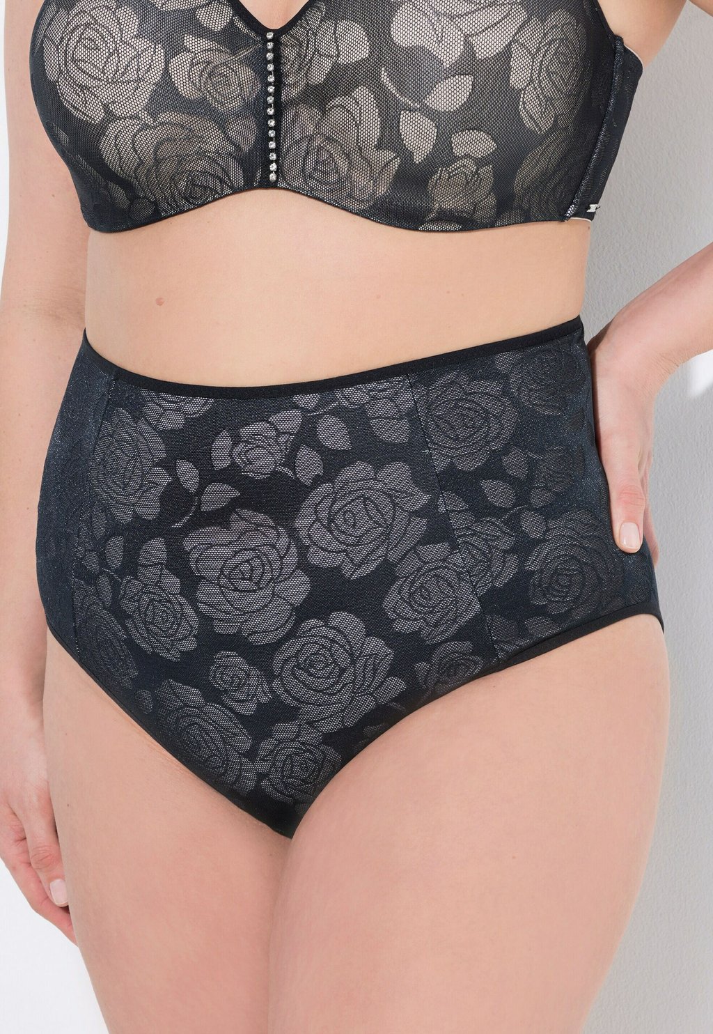 

Трусы ROSE PRINT - Shapewear Ulla Popken, черный