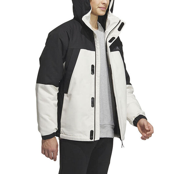 Куртка короткие пуховые парки Куртка Adidas, белый — фото 2