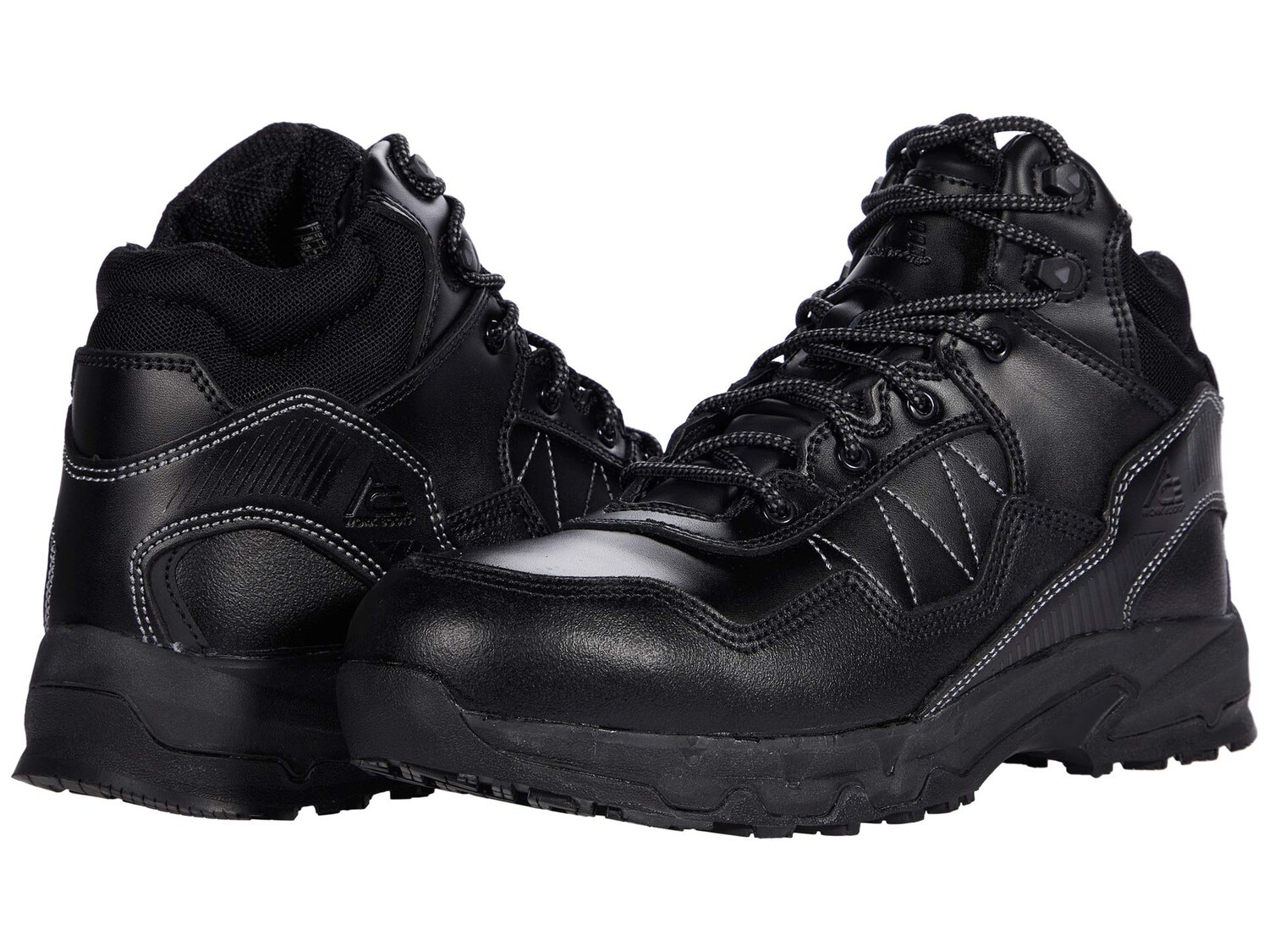

Ботинки ACE Work Boots Piston Mid Aluminum Toe, черный