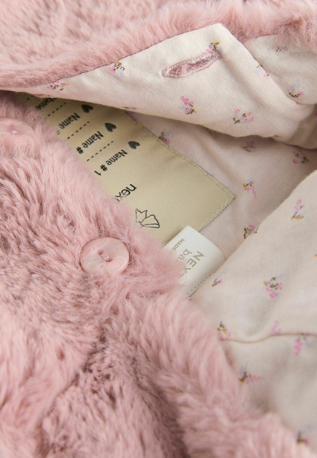 

Зимнее пальто COSY HOODED, REGULAR FIT Next, розовый