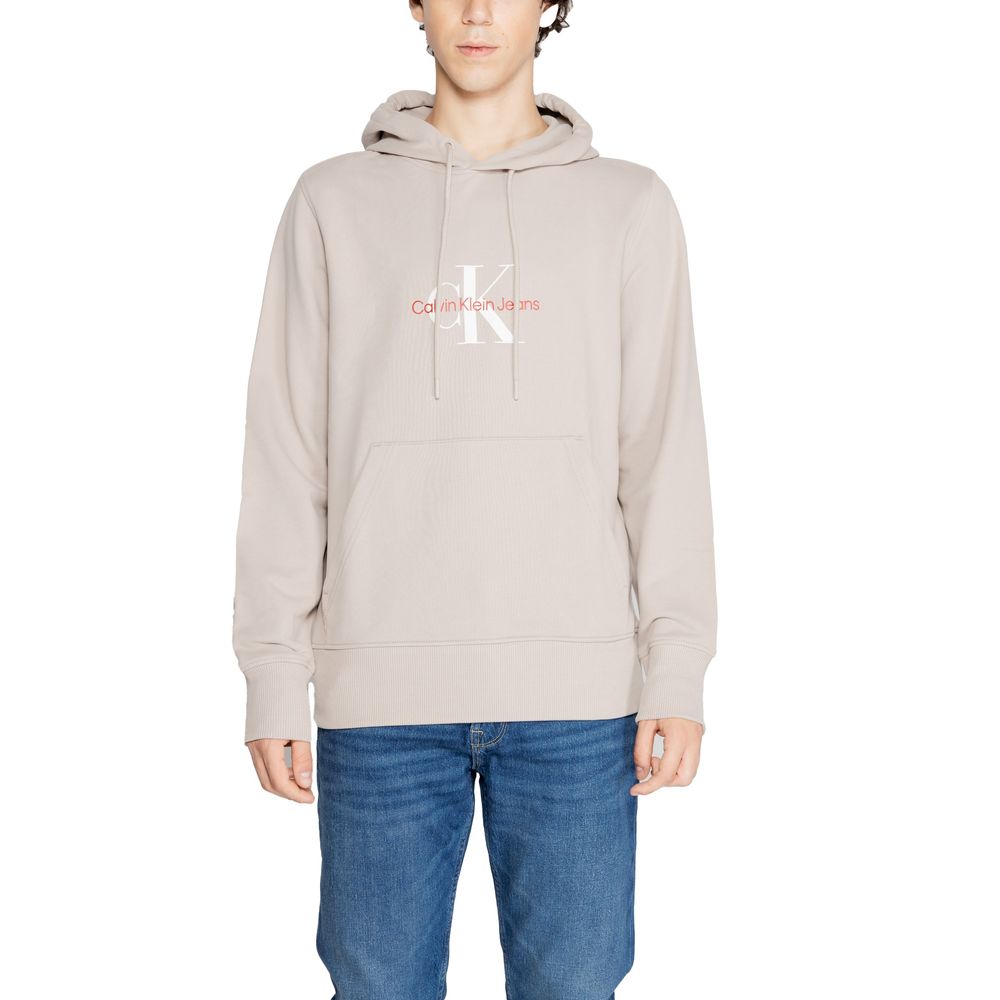 

Бежевый хлопковый свитер Rigenerato Calvin Klein Jeans