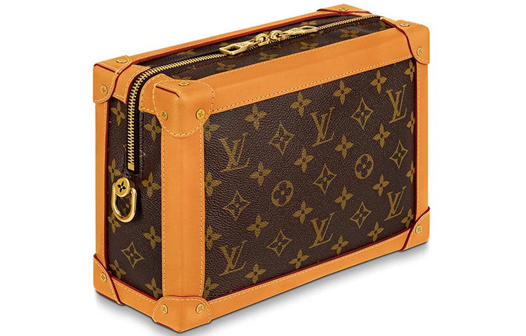 Сумка LOUIS VUITTON с монограммой золотистого оттенка коричневый — фото 2