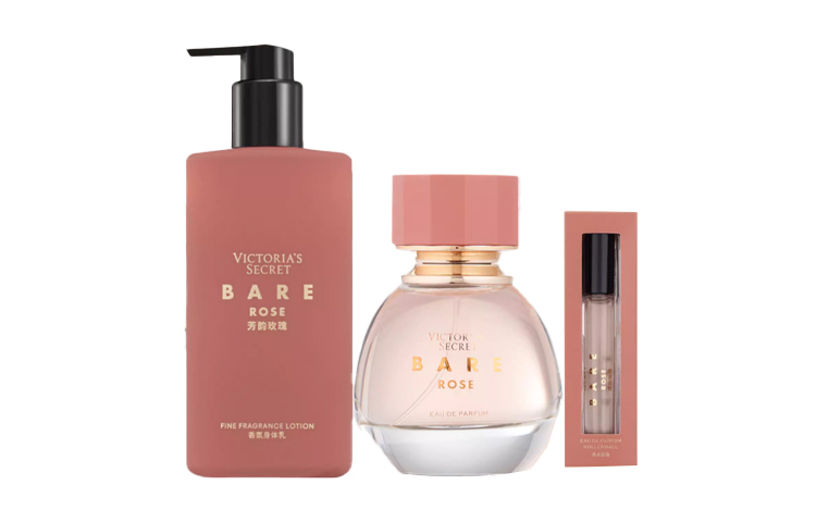 Наборы духов 7 мл + 50 мл + 250 мл Victoria'S Secret, perfume 7ml + perfume 50ml + body lotion 250ml — фото 2