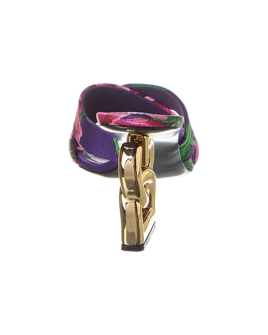 

Жаккардовые сандалии с логотипом Dolce & Gabbana DG, фиолетовый