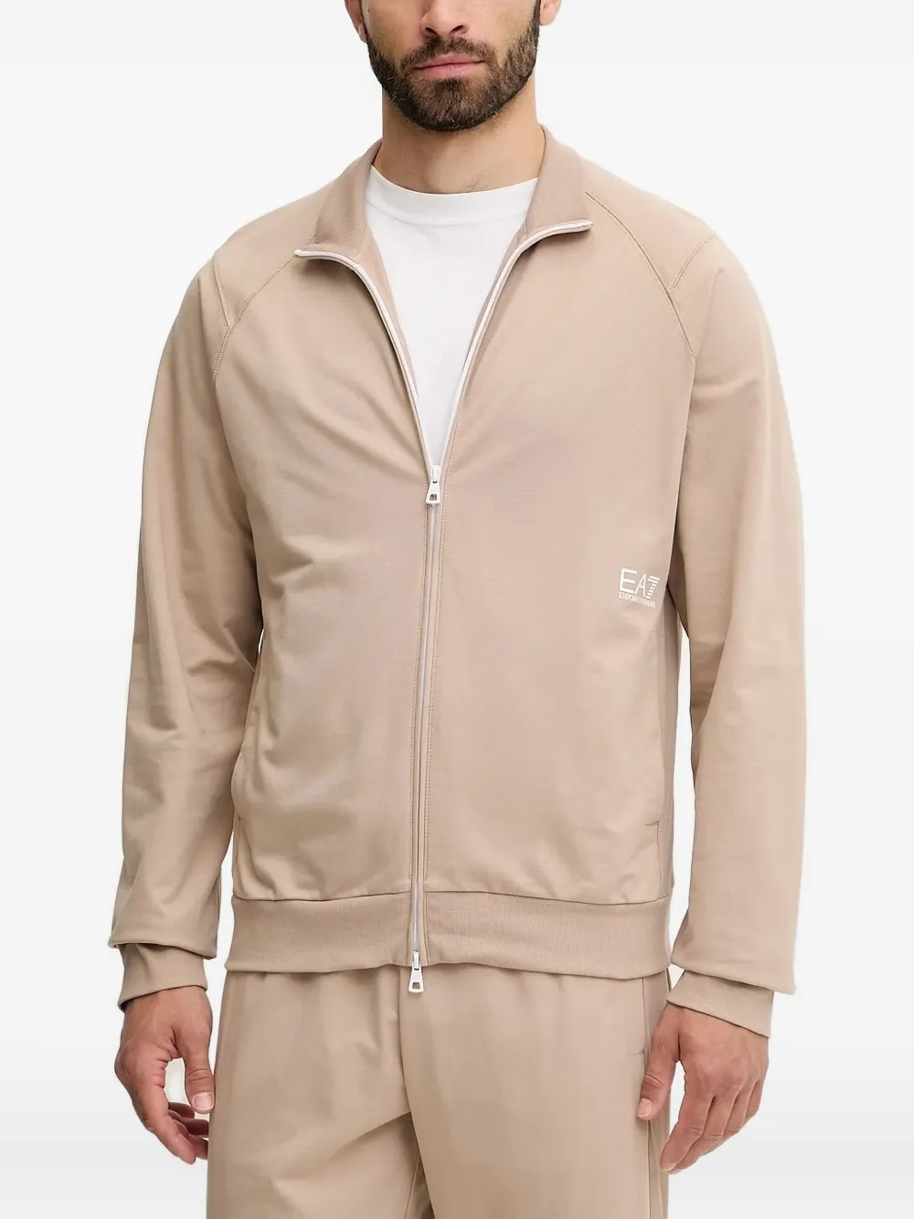

Куртка Zip-front logo-print tracksuit Ea7 Emporio Armani